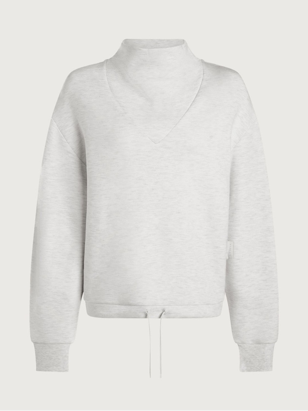 Varley Betsy Sweat Pullover DoubleSoft Ivory Marl Size Large Cozy Lux Athleisure